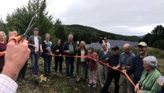 Ribbon Cutting for Thetford-Strafford Community Solar, September 2018