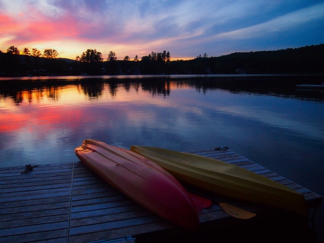 Lake Fairlee-Bram Reusen at sunset