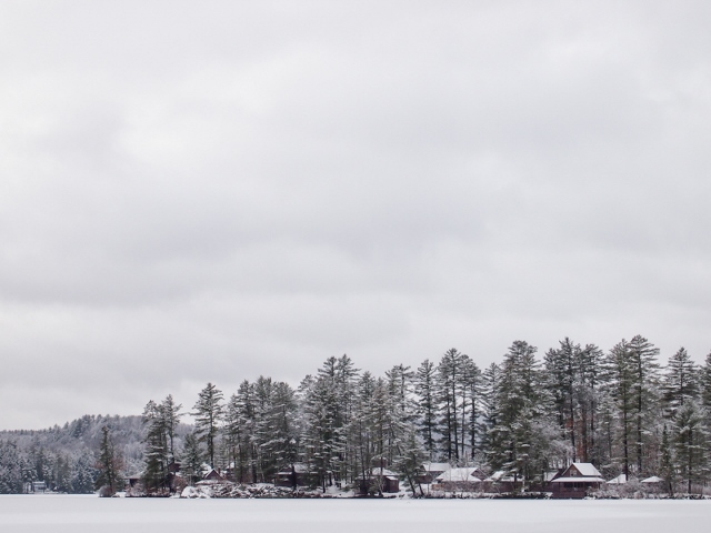 Lake Fairlee-Bram Reusen in the snow